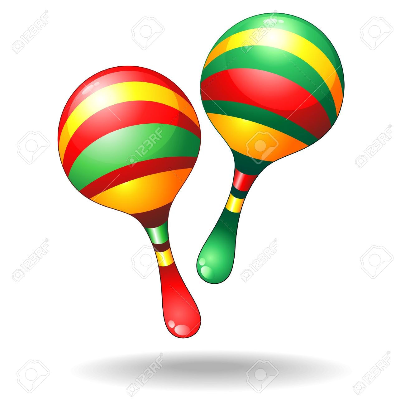 マラカスのイラスト素材 ベクタ Image