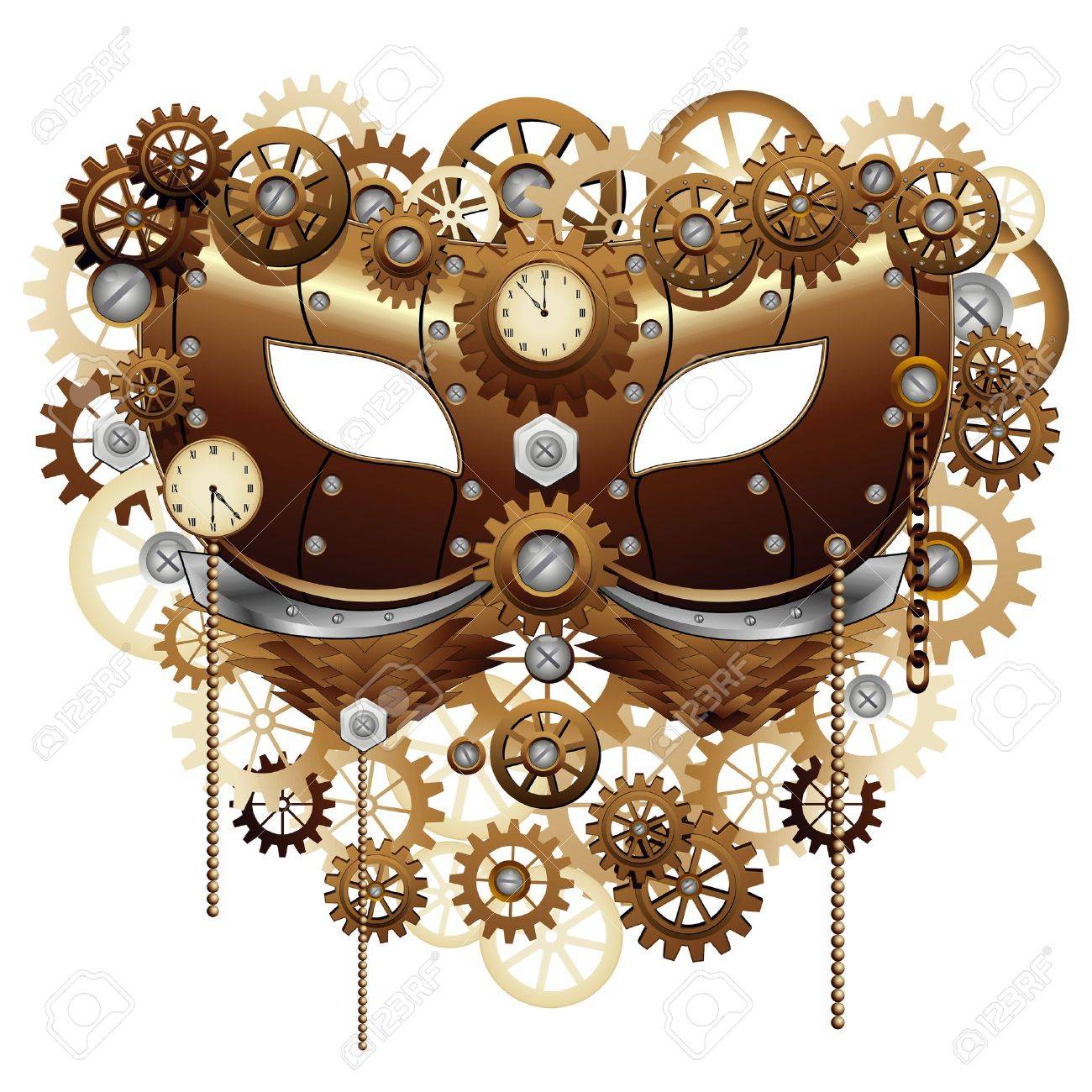 スチーム パンクなカーニバルのパーティー マスク のイラスト素材 ベクタ Image スチーム パンクなカーニバルのパーティー マスク のイラスト素材 ベクタ Image