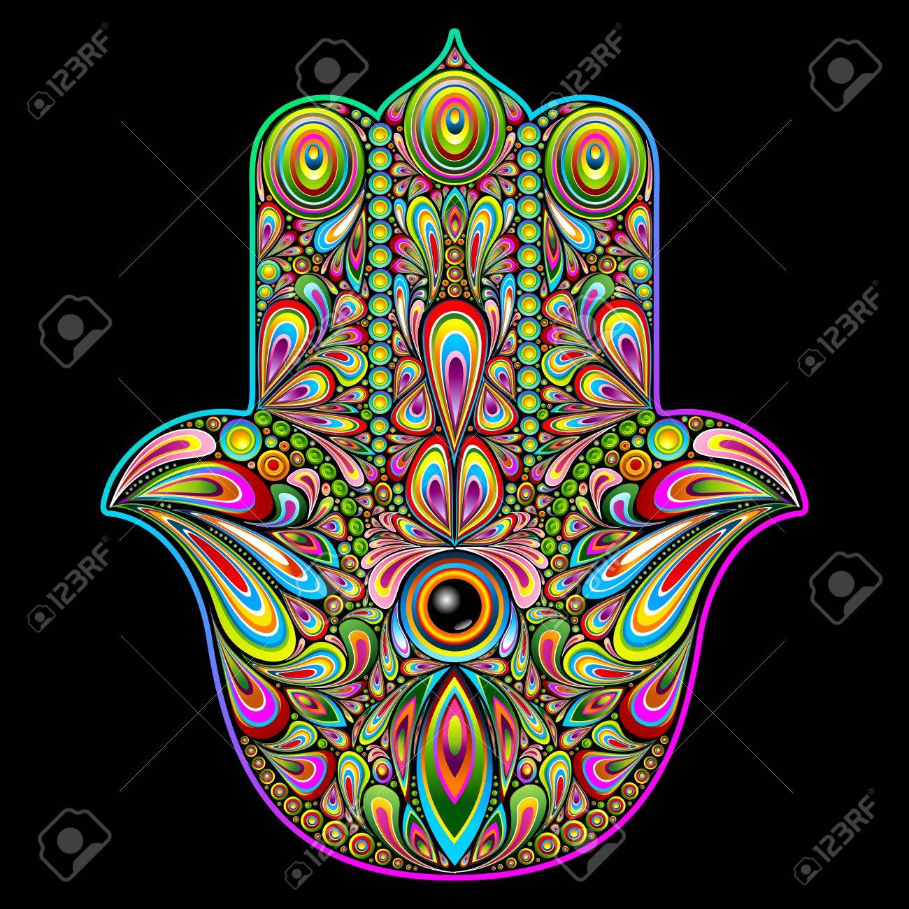 trippy hamsa