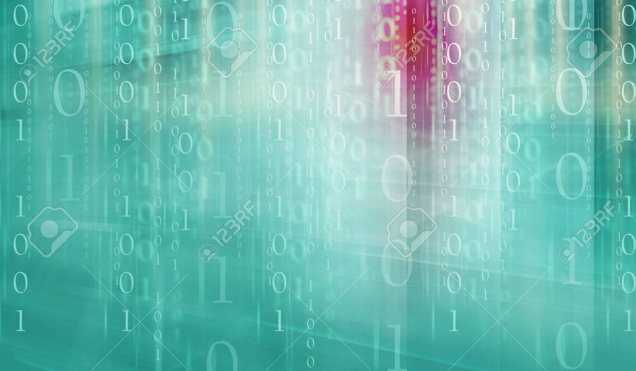 デジタルのバイナリ コードの背景 ウェブサイトやグラフィカルなバナーに適した マトリックスの映画の影響 の写真素材 画像素材 Image