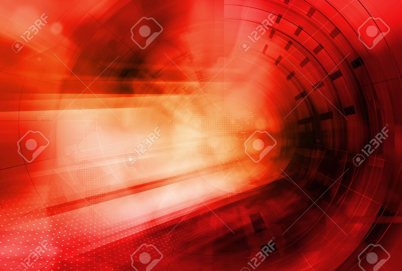 Red background design news background