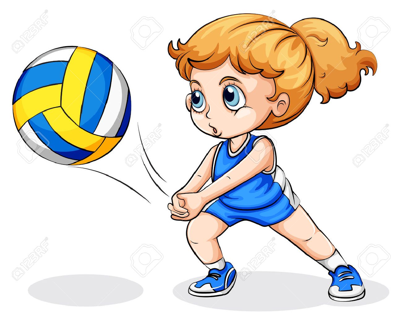 Resultado de imagen para jugar voley niña