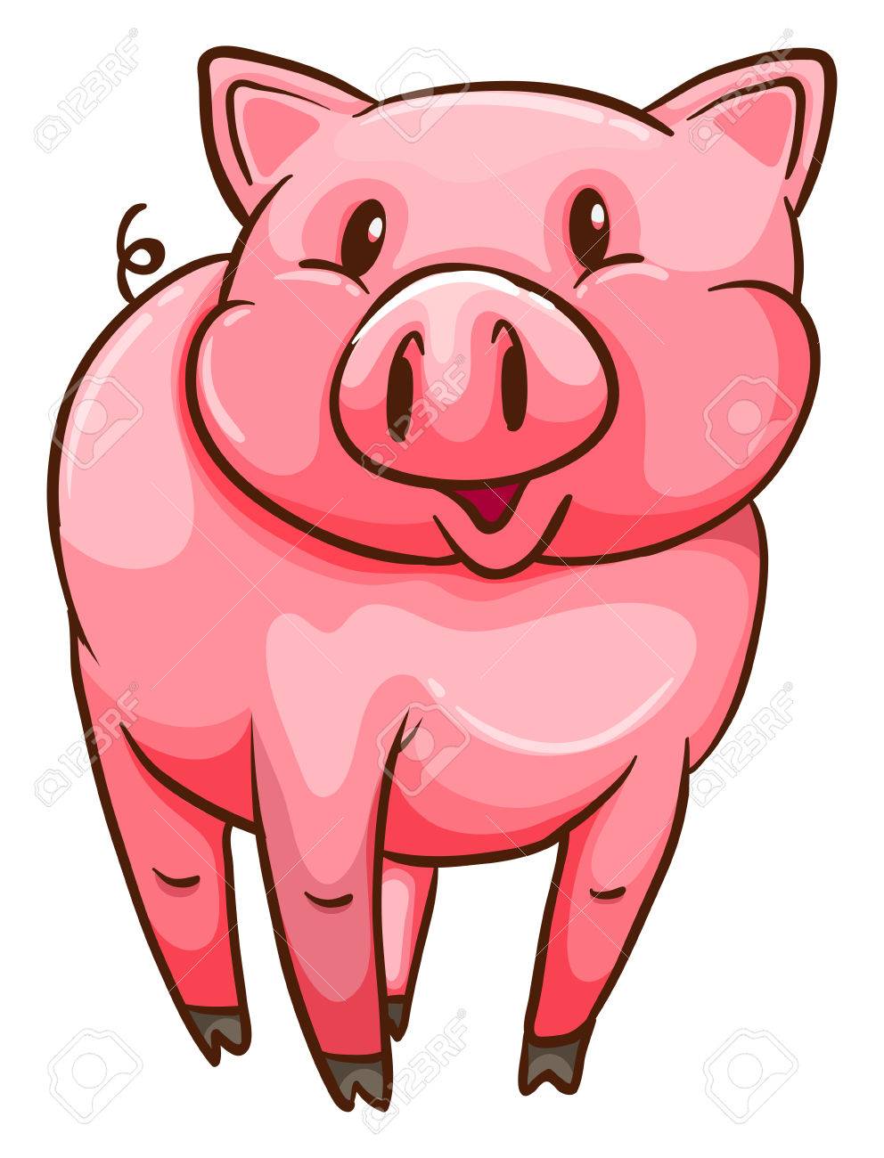 Illustration Of A Simple Sketch Of A Pig On A White Background Royalty Free Cliparts Vectors And Stock Illustration Image Illustration Of A Simple Sketch Of A Pig On A White Background Royalty Free Cliparts Vectors And Stock Illustration Image