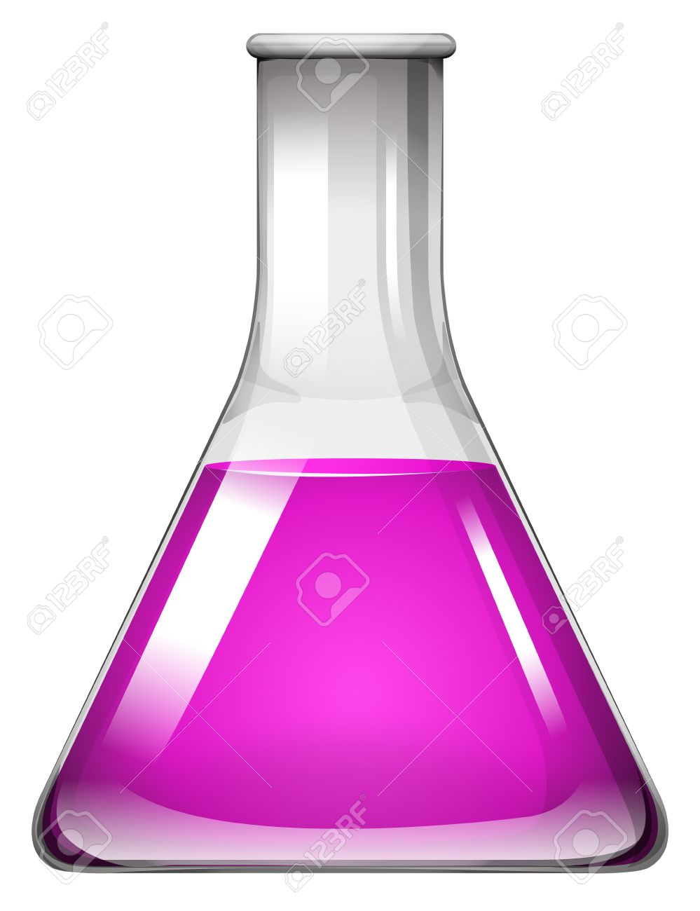 Science Beaker On White Illustration Royalty Free Cliparts Vectors And Stock Illustration Image 45062359