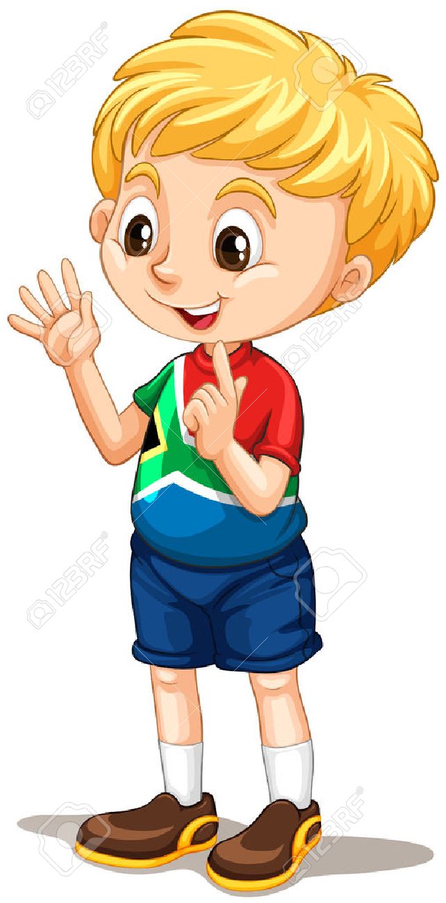 south african boy counting