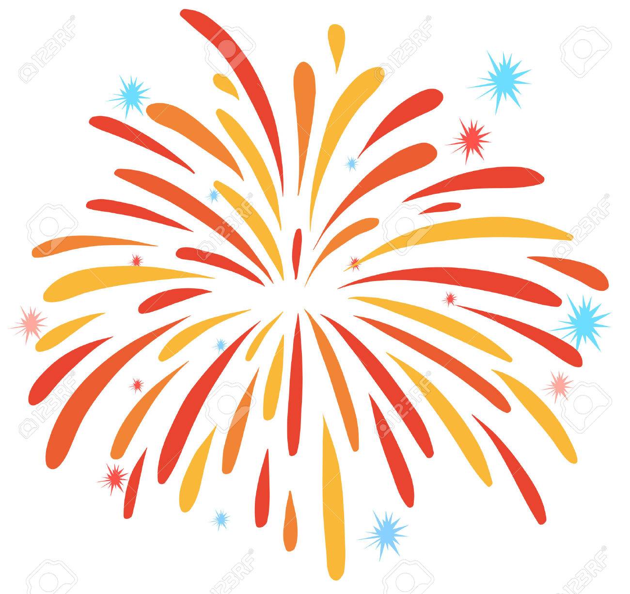 Close Up Firework On White Illustration Royalty Free SVG, Cliparts,  Vectors, and Stock Illustration. Image 48870031., image size:1300x1226