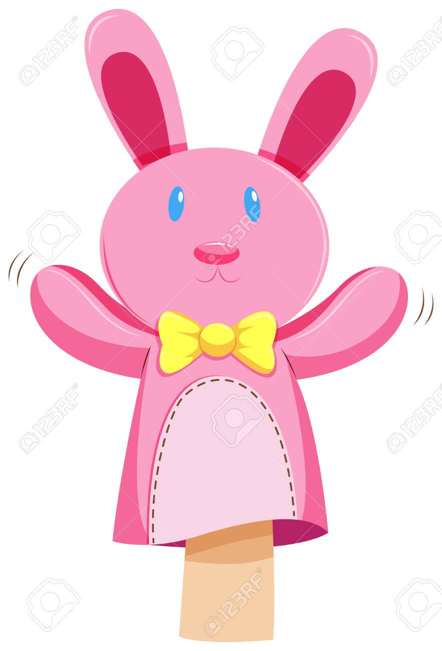 hand puppet rabbit