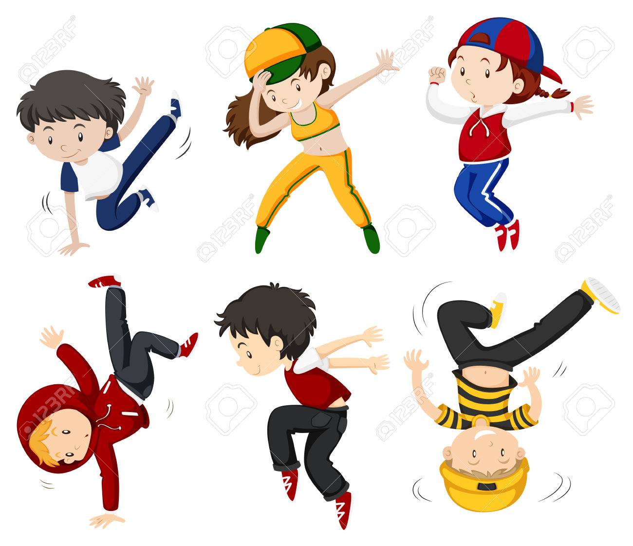 Boy And Girl Dancing Illustration Royalty Free Cliparts Vectors And Stock Illustration Image