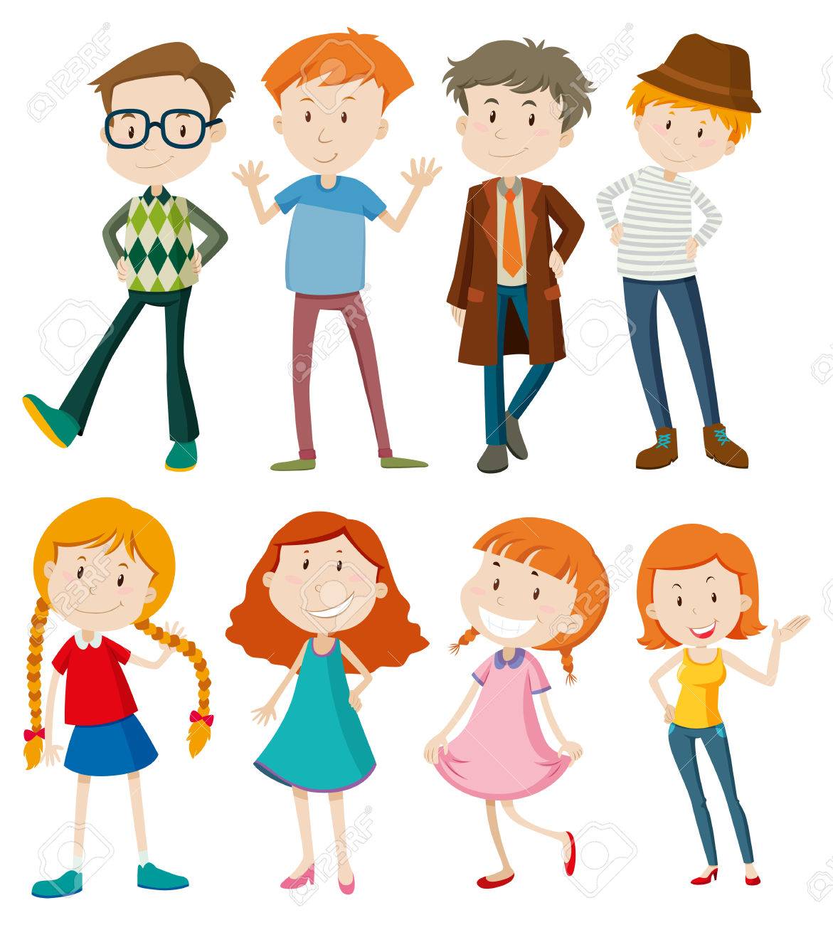 people with happy faces