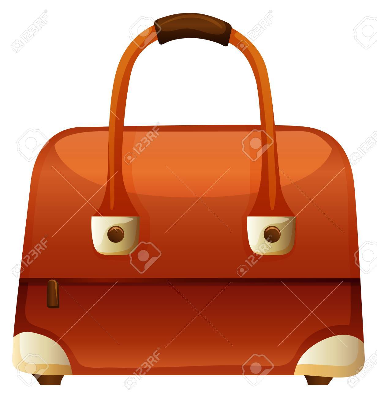 郵便番号とハンドルのイラスト付きハンドバッグ のイラスト素材 ベクタ Image 郵便番号とハンドルのイラスト付きハンドバッグ のイラスト素材 ベクタ Image