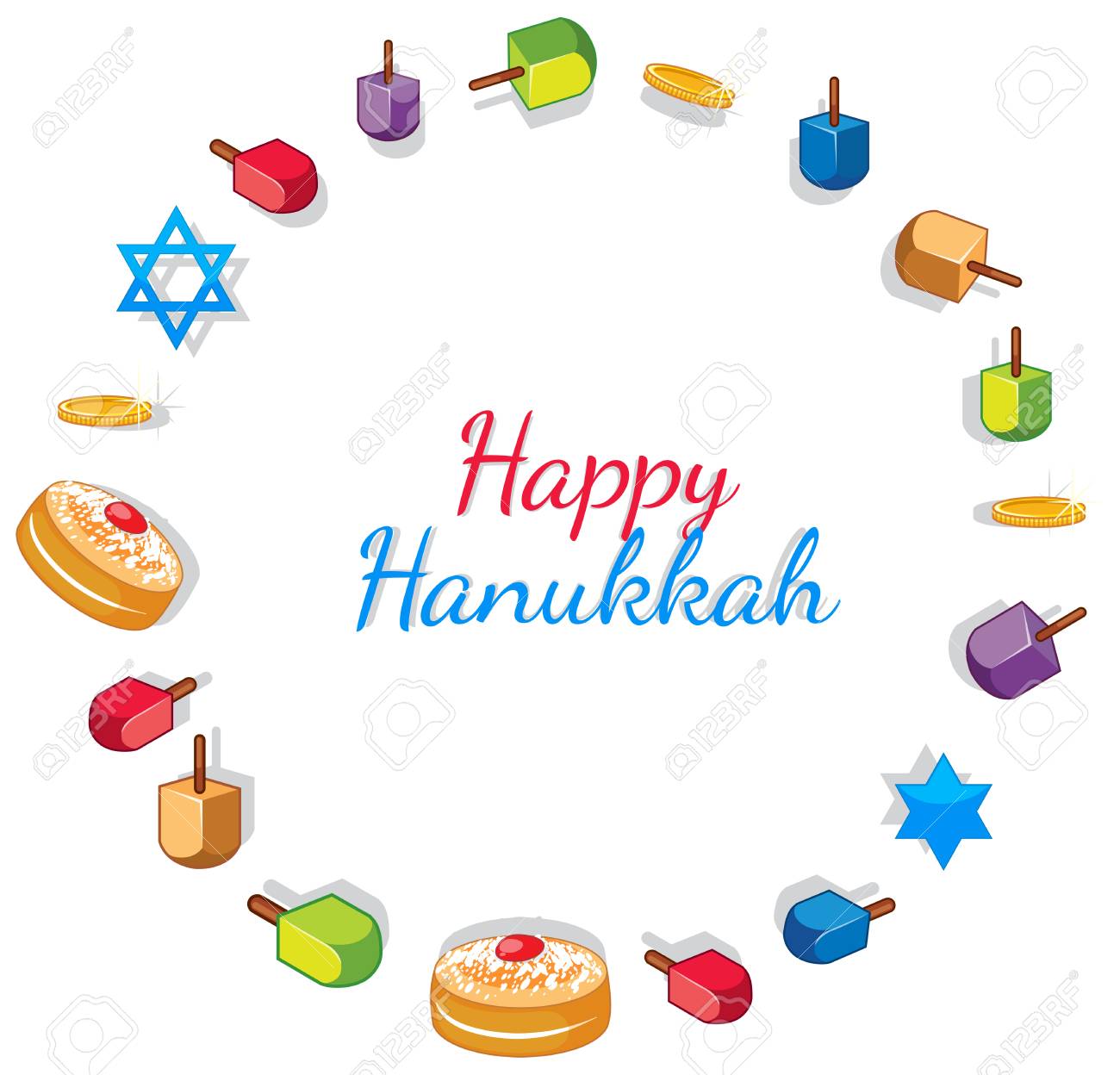 hanukkah card template
