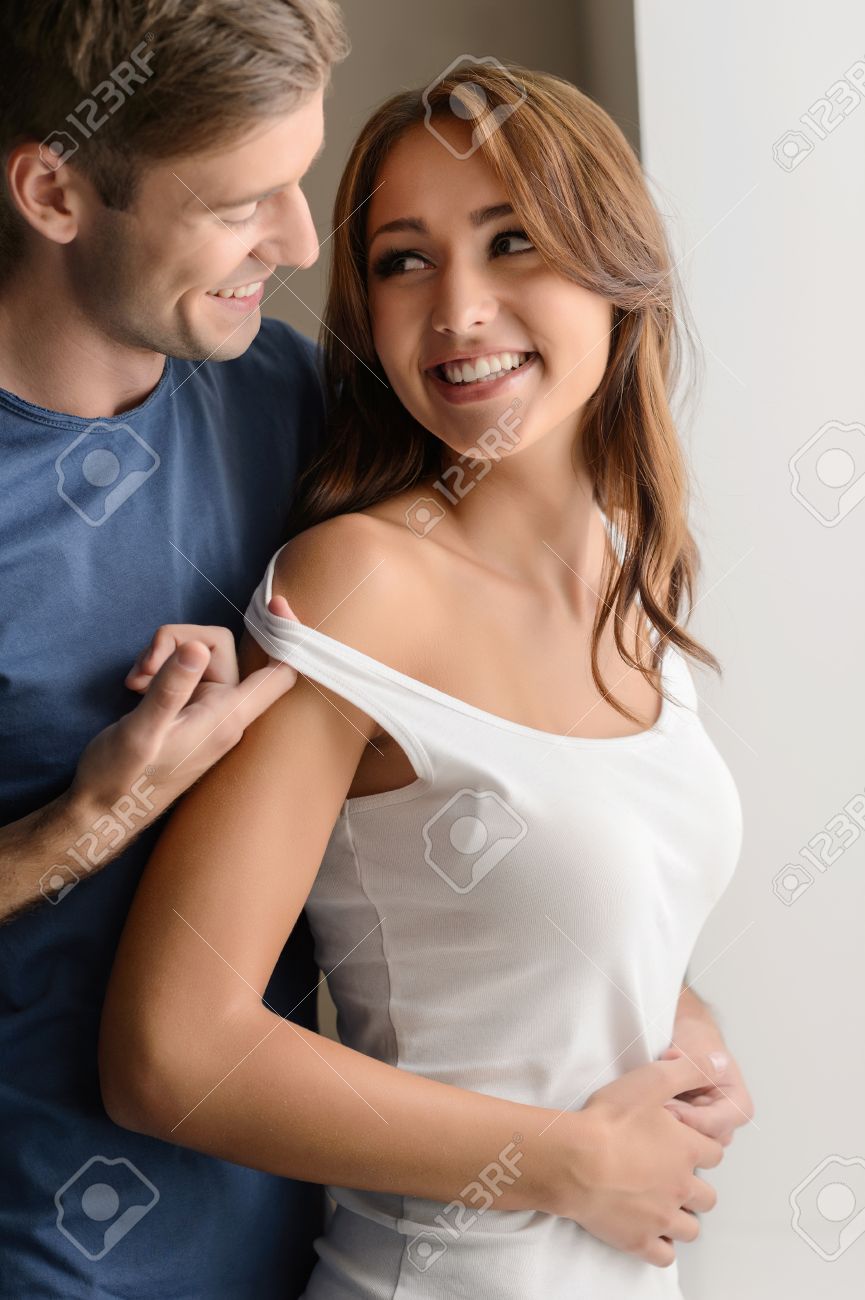 Playful couple. 