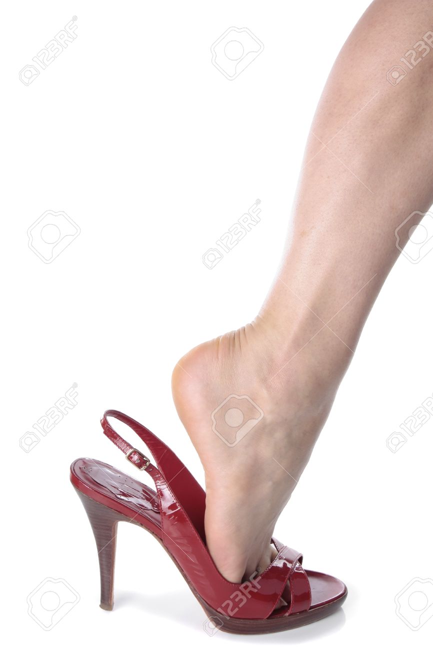 white shoes with black heel