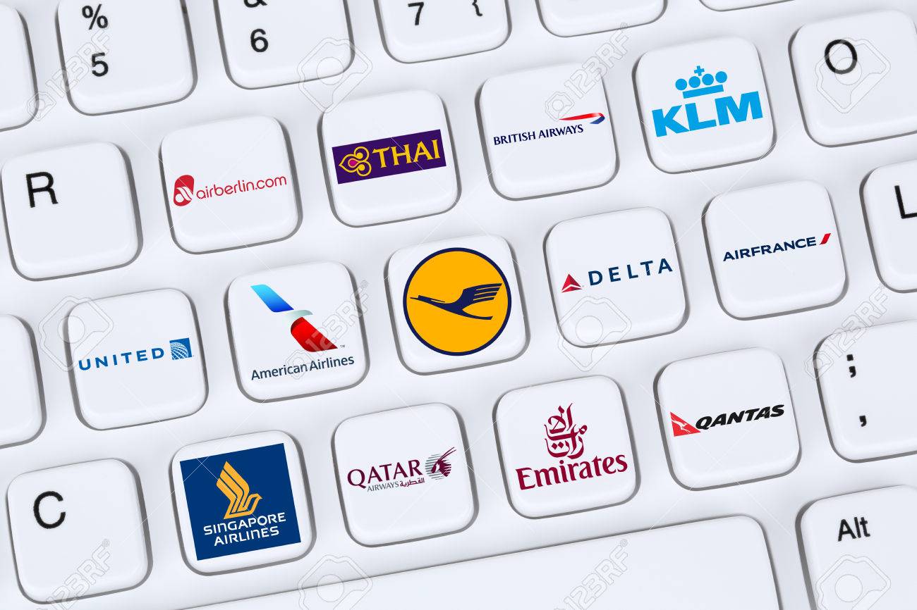 Berlin Germany April 7 2015 Collection Of Logos Of Airlines Stock Photo Picture And Royalty Free Image Image 39008824