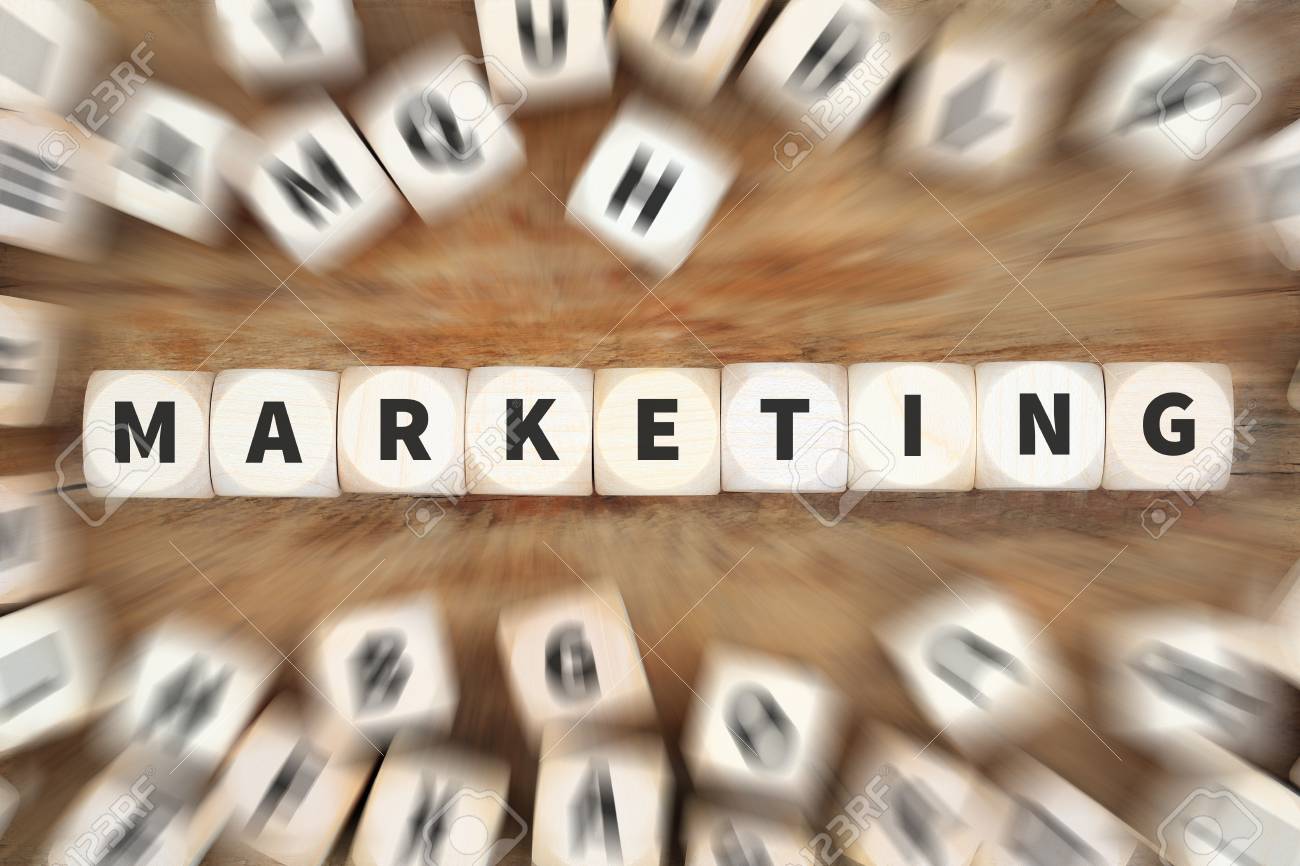 マーケティングの広告事務所会社サイコロ ビジネス コンセプト アイデア の写真素材 画像素材 Image