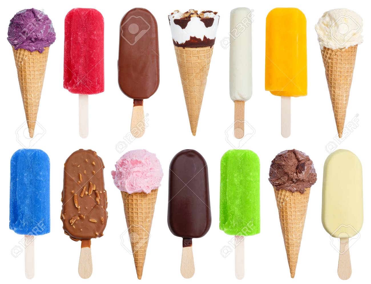 Collection Of Ice Cream Ice-cream 