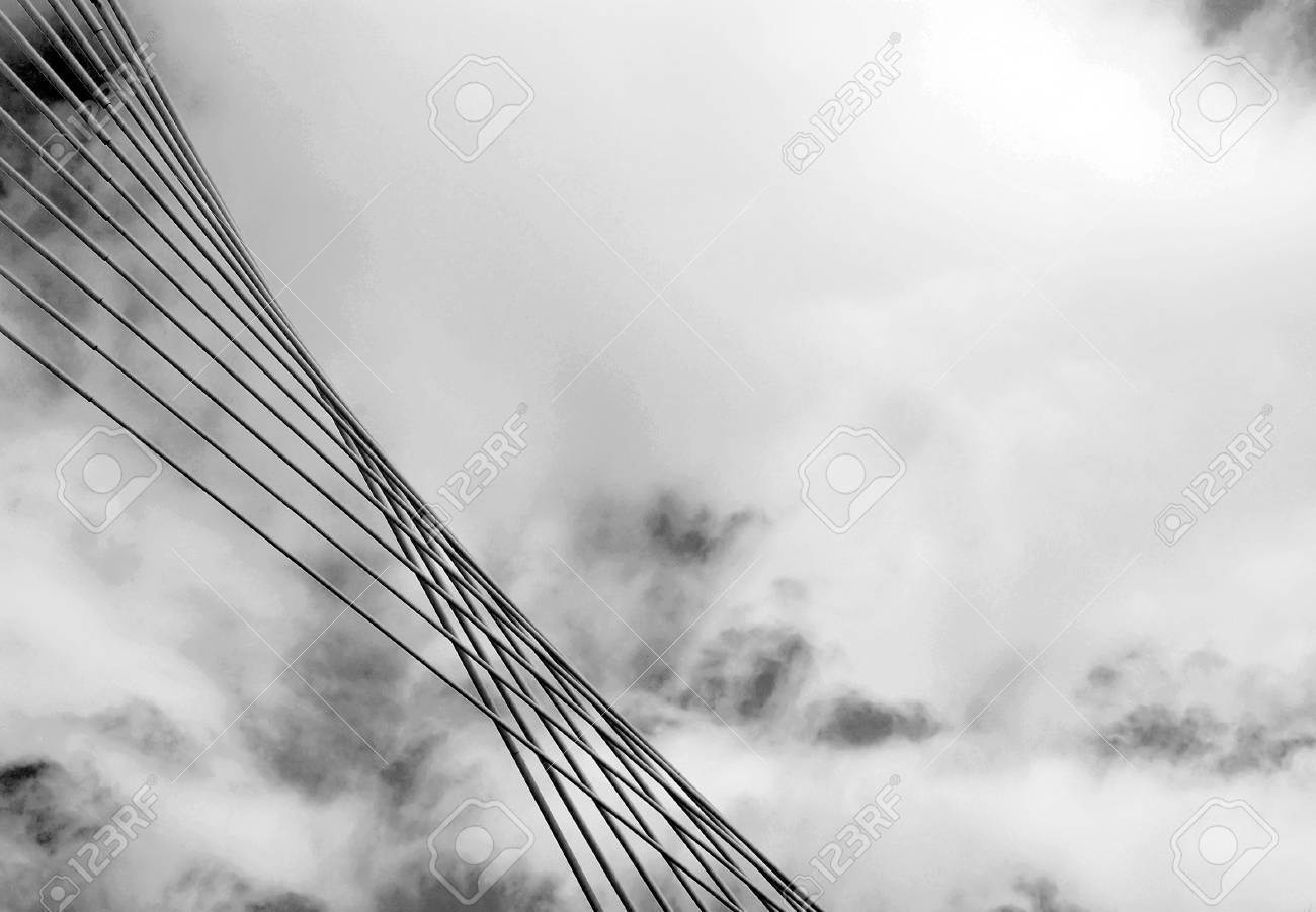 Modern Architecture Detail detail of modern architecture bridge.black and white. stock photo Modern Architecture Detail detail of modern architecture bridge.black and white. stock photo
