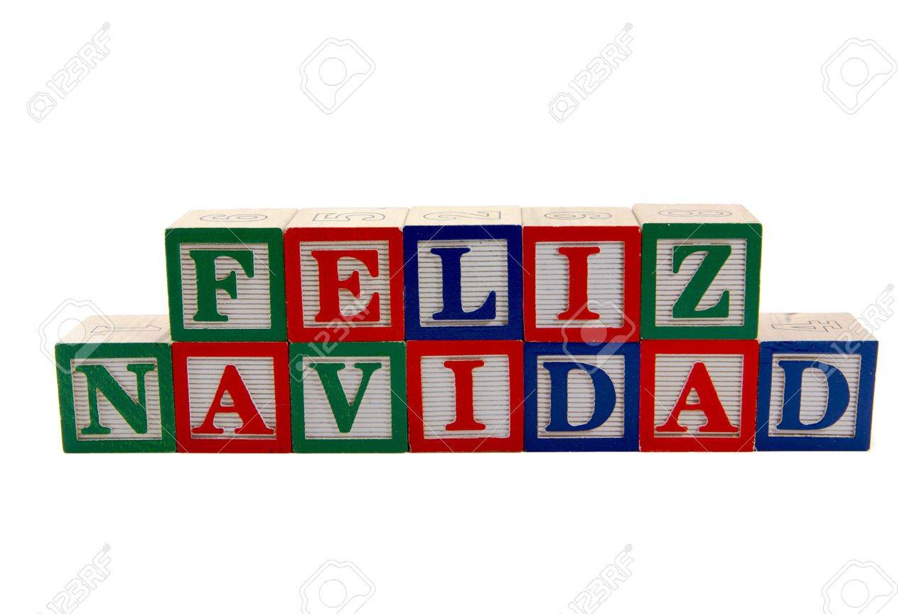 merry christmas wooden blocks