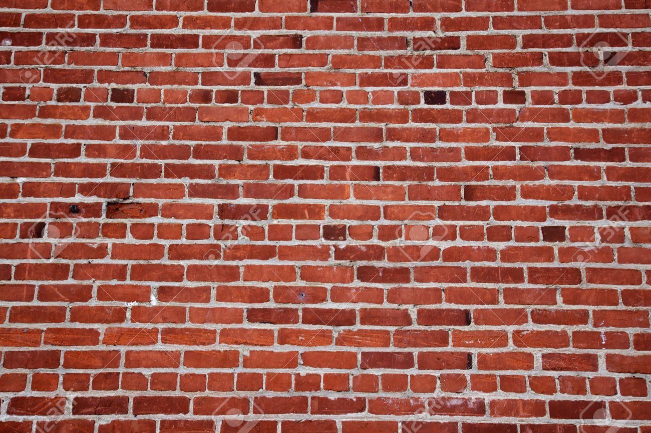 Differentes Nuances De Pret Et Un Mur De Briques Rouges Aux Motifs Changeants Banque D Images Et Photos Libres De Droits Image 8531898