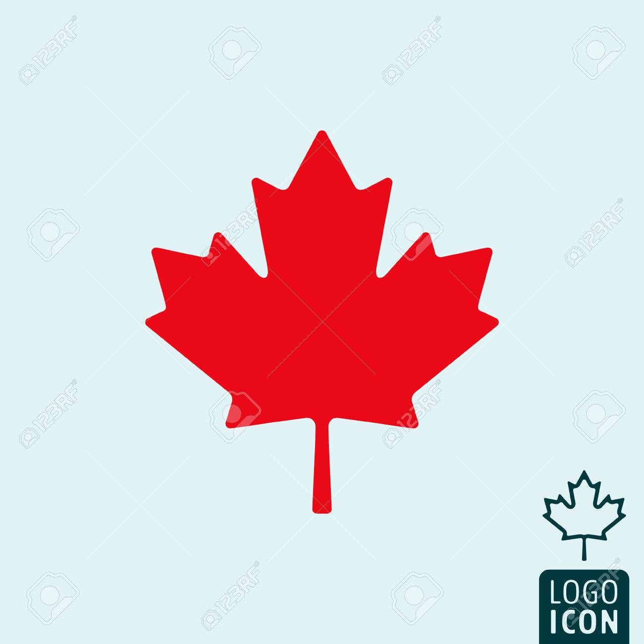 Canada icon. Canada logo. Canada symbol. Maple leaf icon isolated, minimal design. Vector illustration - 52736622 Canada icon. Canada logo. Canada symbol. Maple leaf icon isolated, minimal design. Vector illustration - 52736622