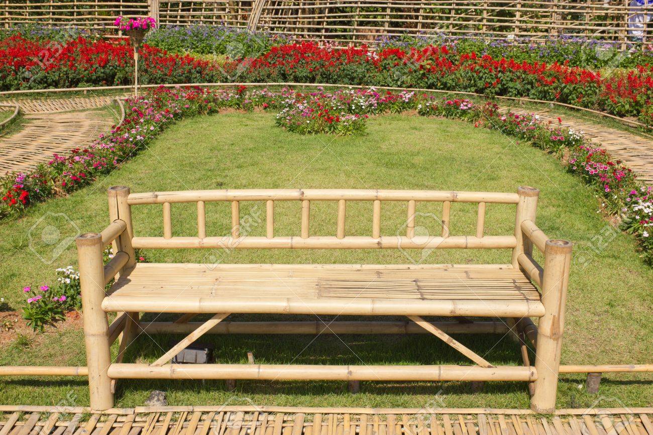 Bamboo Bench In The Park Stock Photo Picture And Royalty Free - Bamboo Bench In The Park Stock Photo bamboo bench in the park stock photo picture and royalty free - bamboo bench in the park stock photo