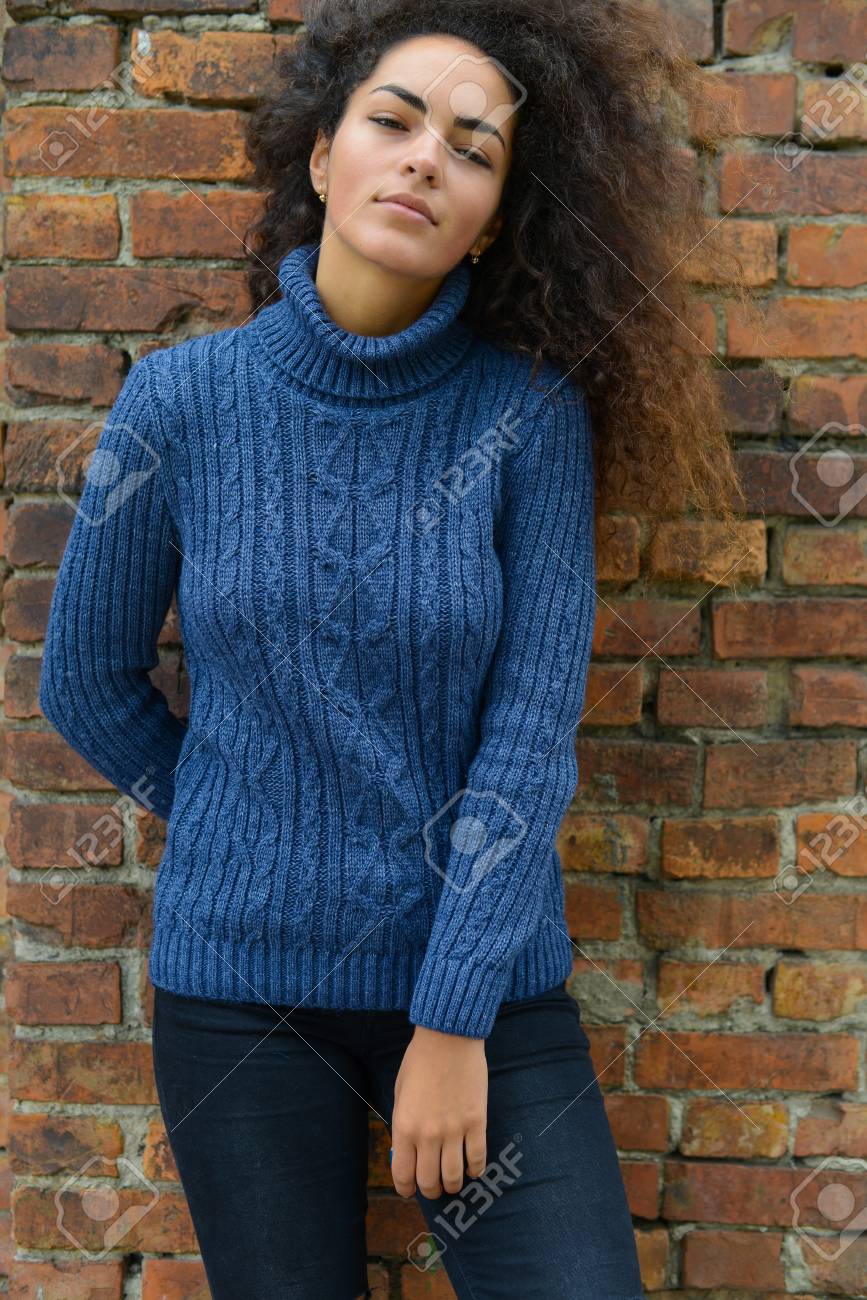 sueter azul marino mujer