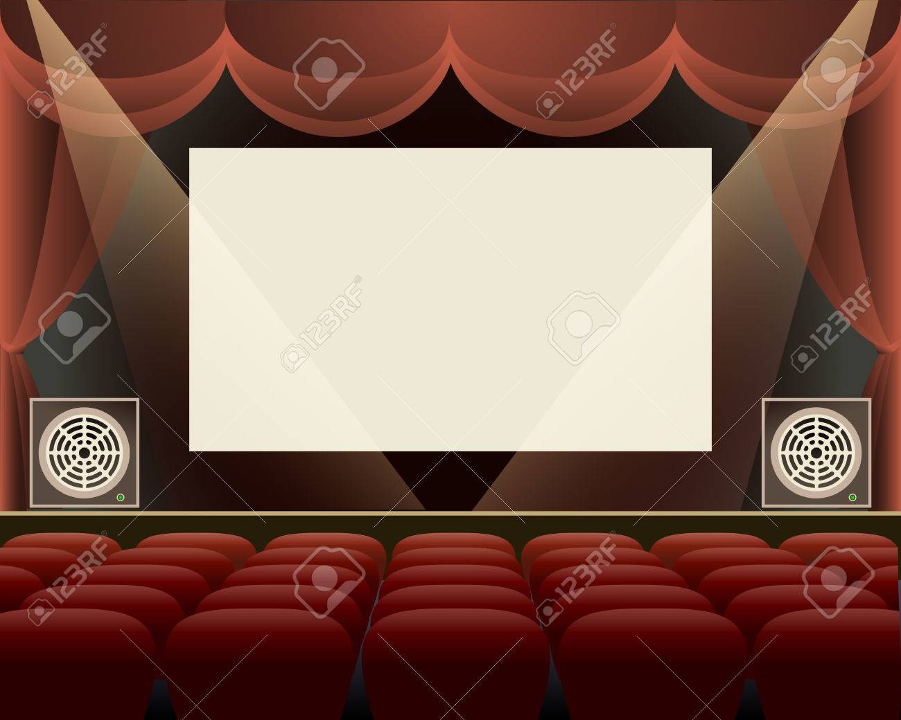 レトロなスタイルで描画される劇場や映画館のホールのイラスト のイラスト素材 ベクタ Image レトロなスタイルで描画される劇場や映画館のホールのイラスト のイラスト素材 ベクタ Image