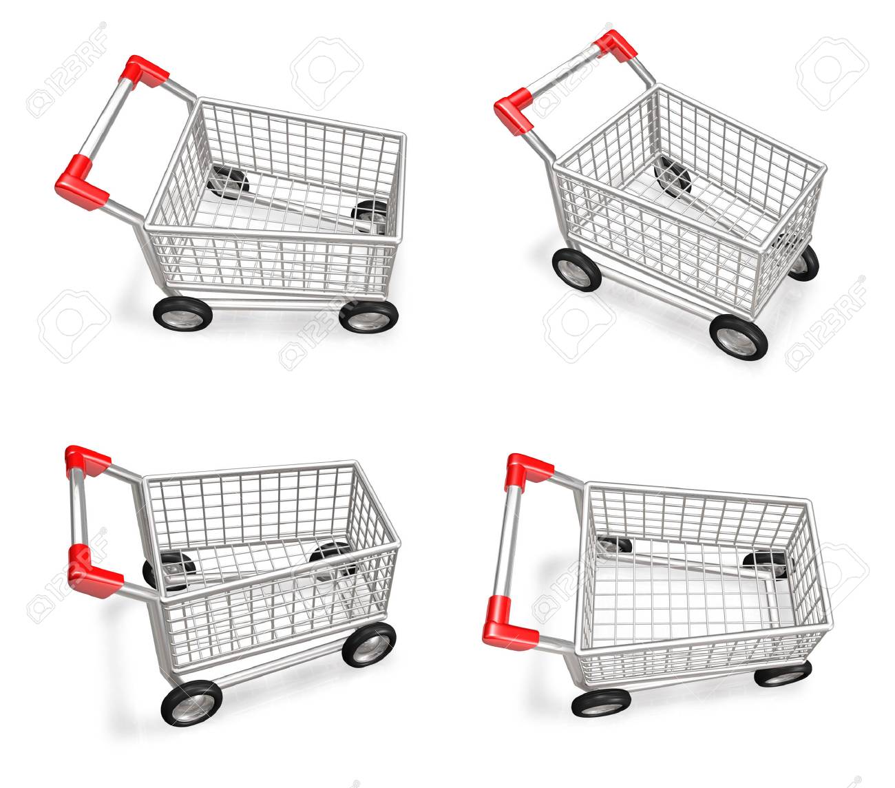 3d shopping cart icon 3d icon design series stock photo picture
