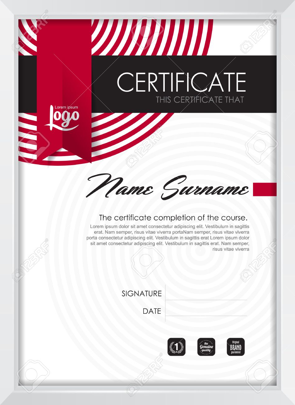 qualification certificate template