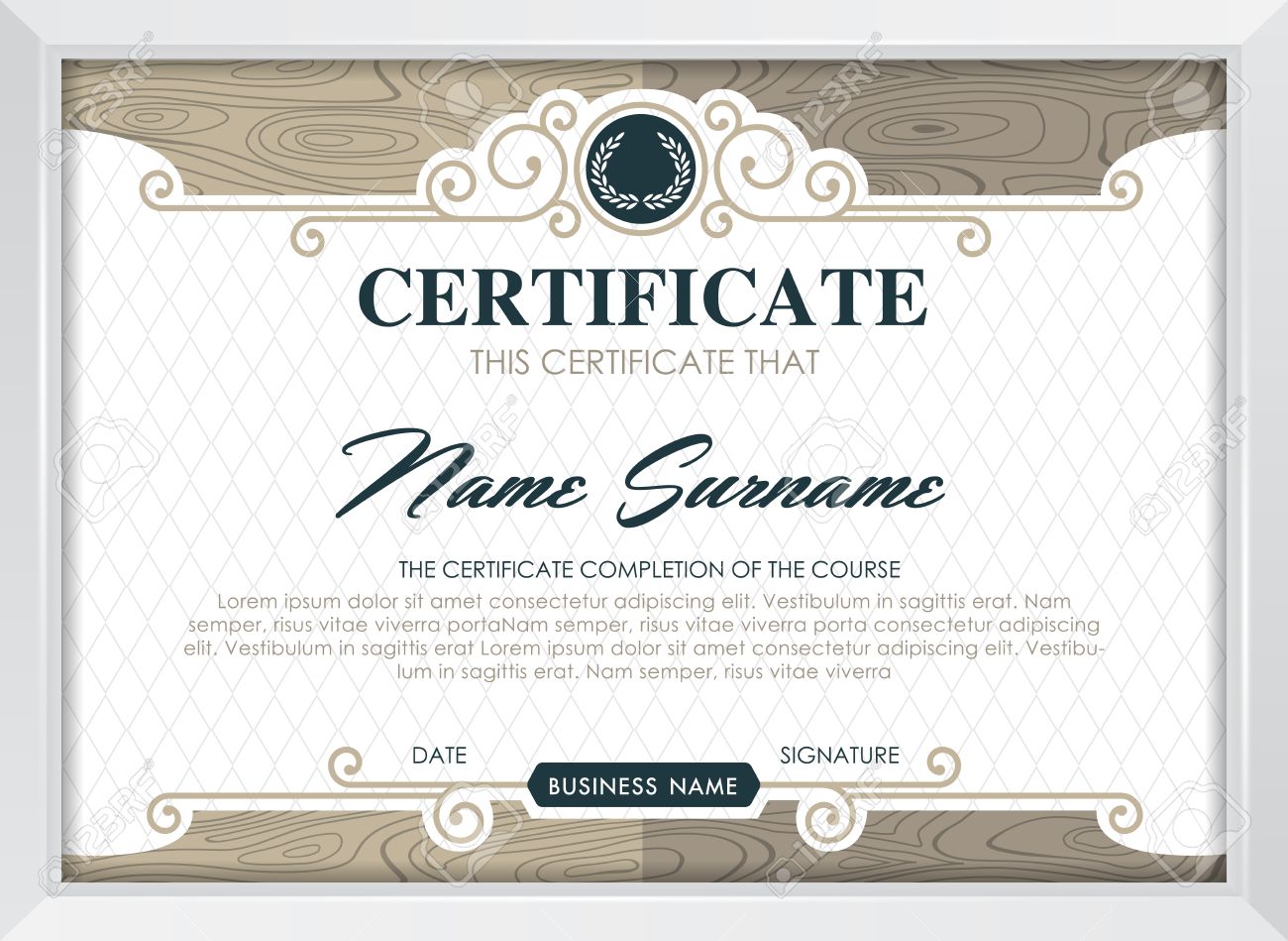 qualification certificate template
