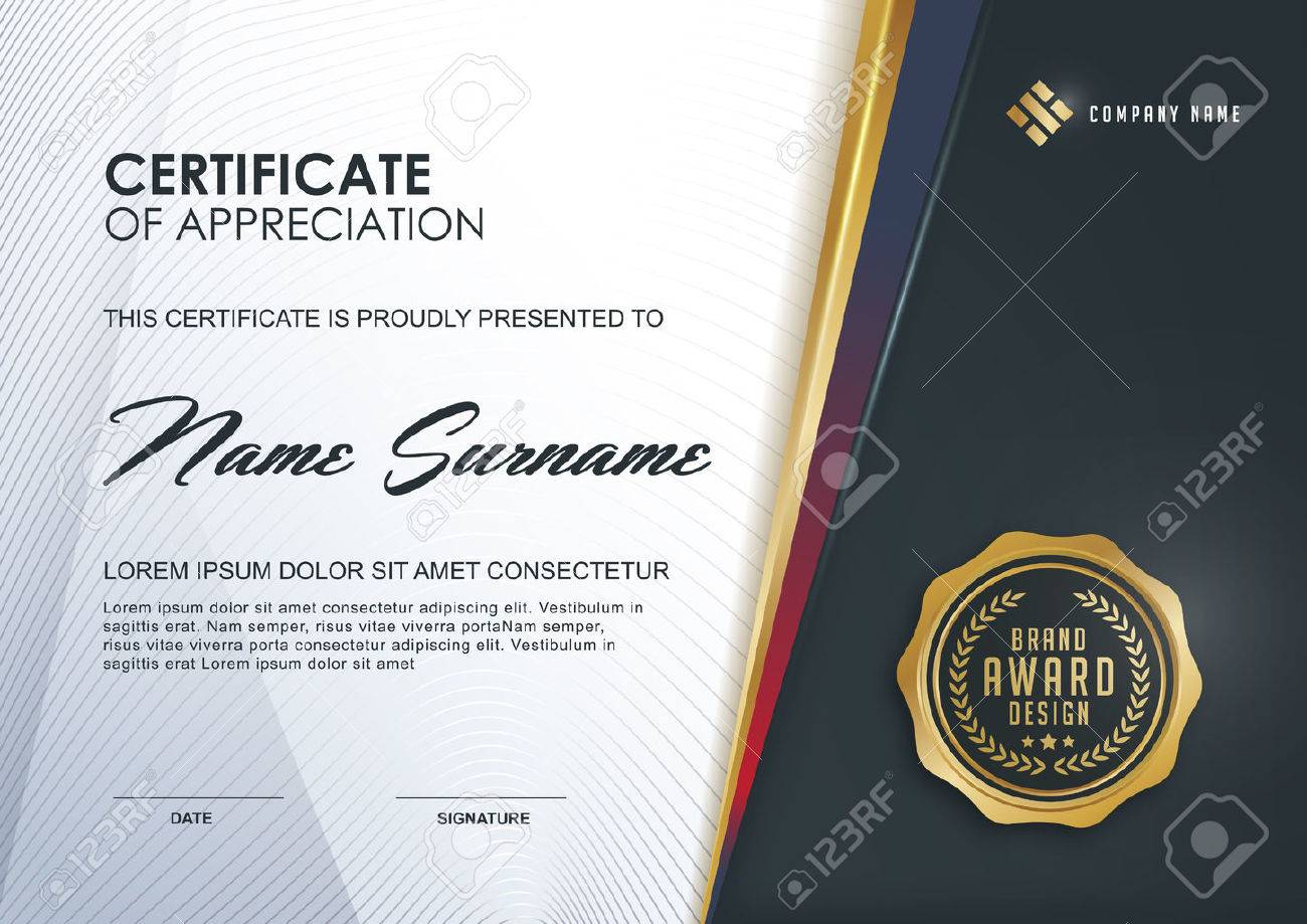 qualification certificate template
