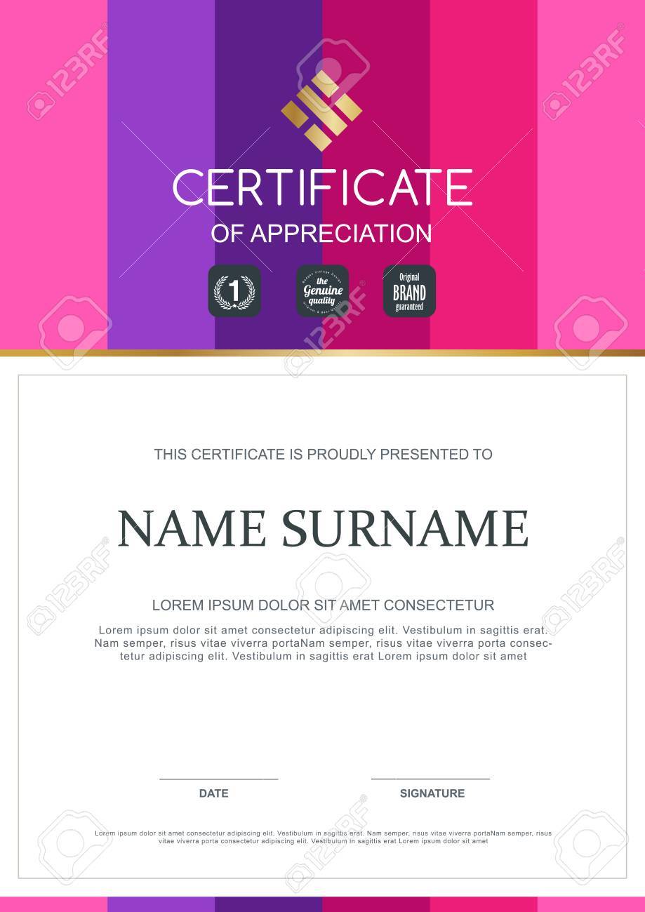 qualification certificate template