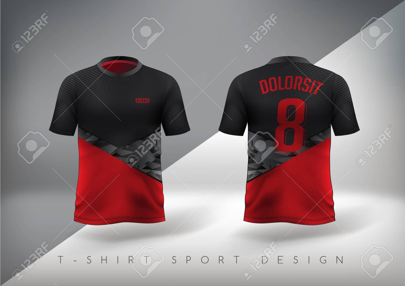 red and black t