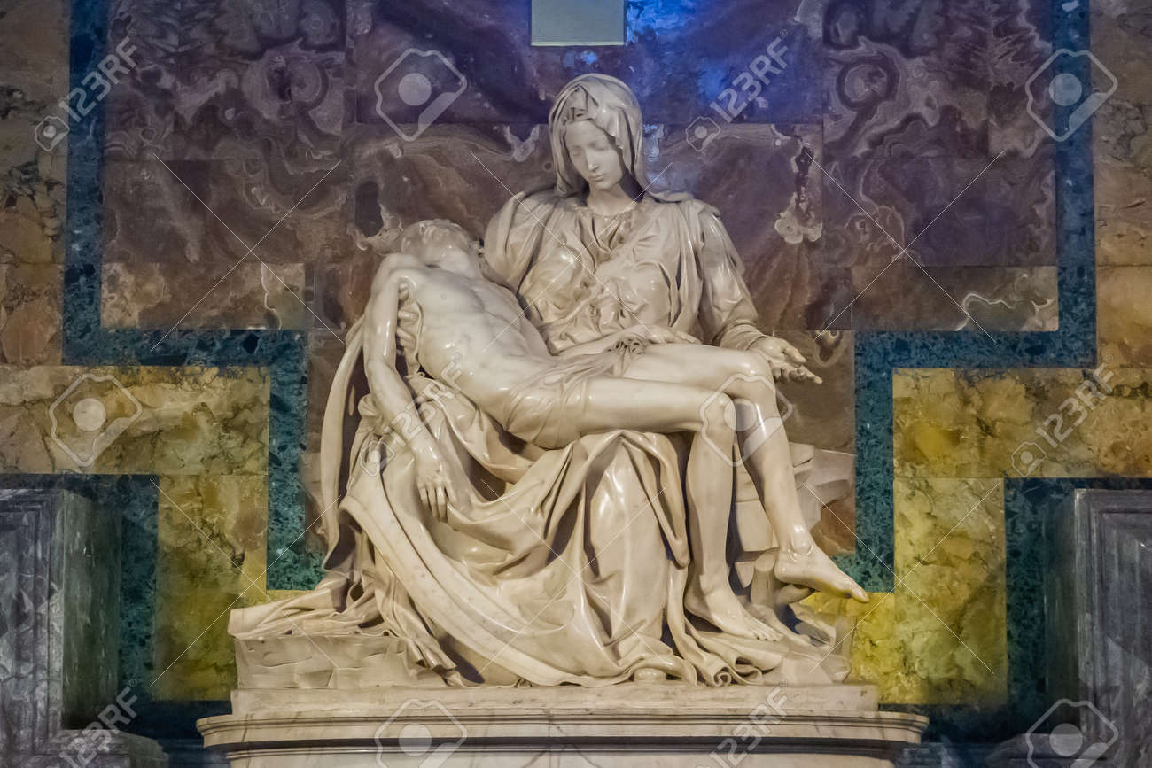 G.RUGGERI キリスト抱く聖母マリア ピエタ像 レプリカ カトリック教会