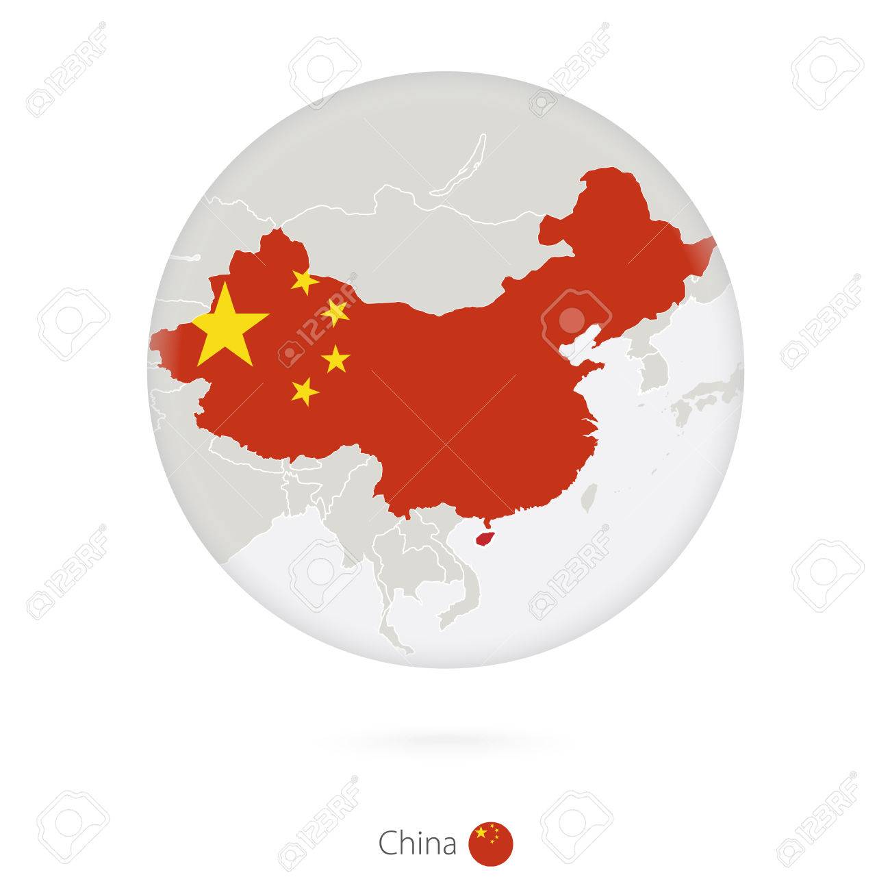 中国 円で国旗の地図 旗と中国地図輪郭 ベクトルの図 のイラスト素材 ベクタ Image 中国 円で国旗の地図 旗と中国地図輪郭 ベクトルの図 のイラスト素材 ベクタ Image