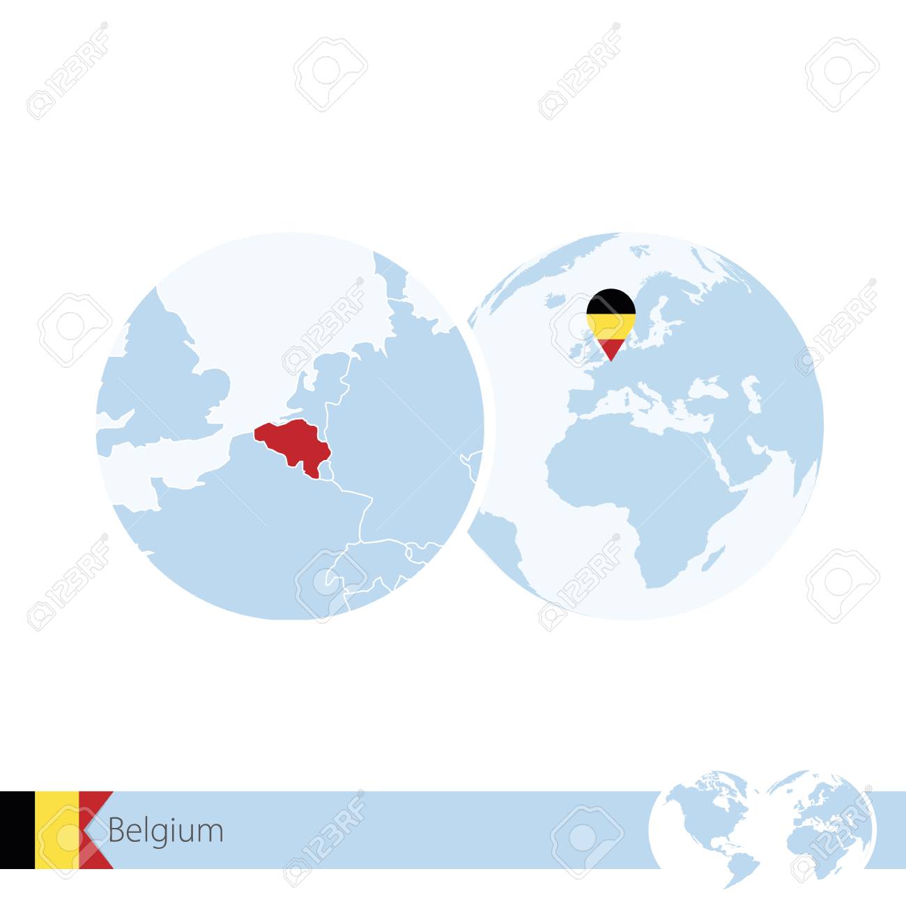 フラグとベルギーの地域の地図と地球儀のベルギー ベクトルの図 のイラスト素材 ベクタ Image 65