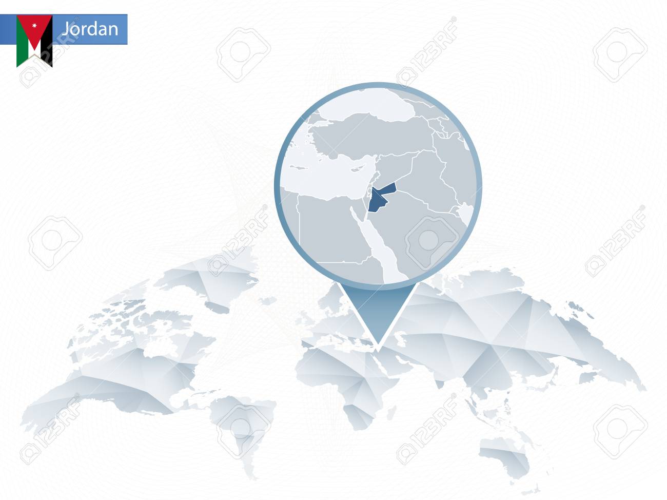 pinned world map