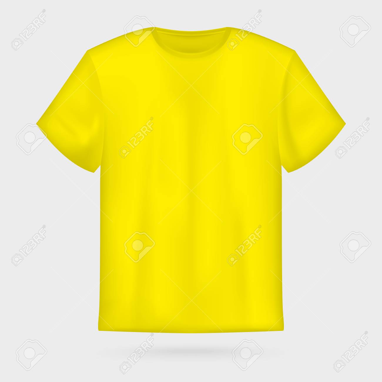 Download Yellow Vector Men S T Shirt Mockup Royalty Free Cliparts Vectors And Stock Illustration Image 94685309