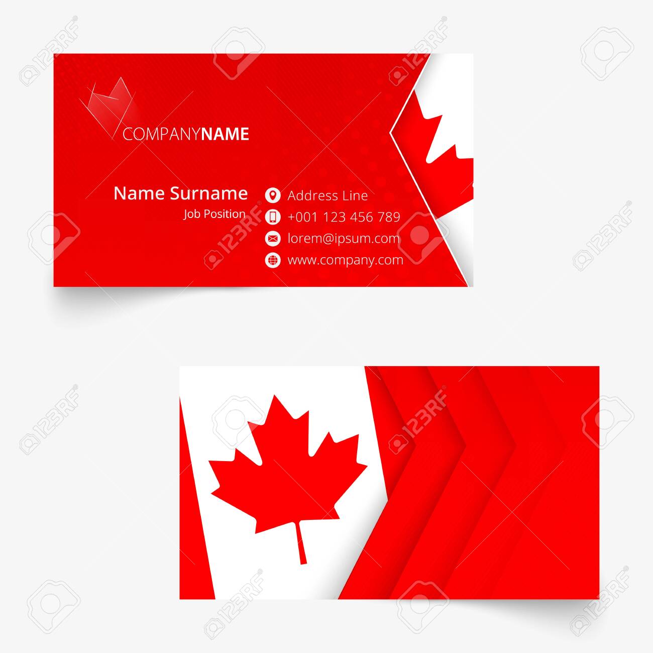 canadian business cards