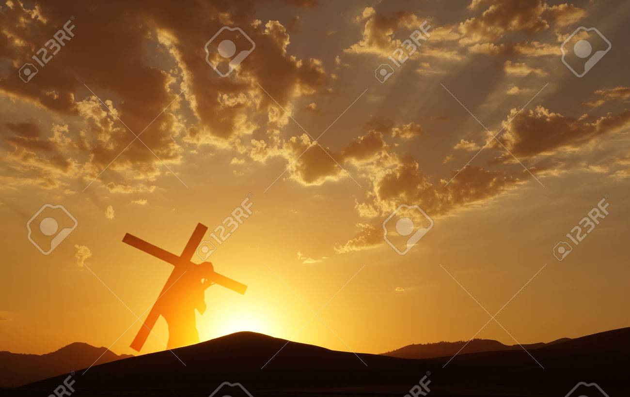 jesus carrying cross stock photos royalty free jesus carrying cross
