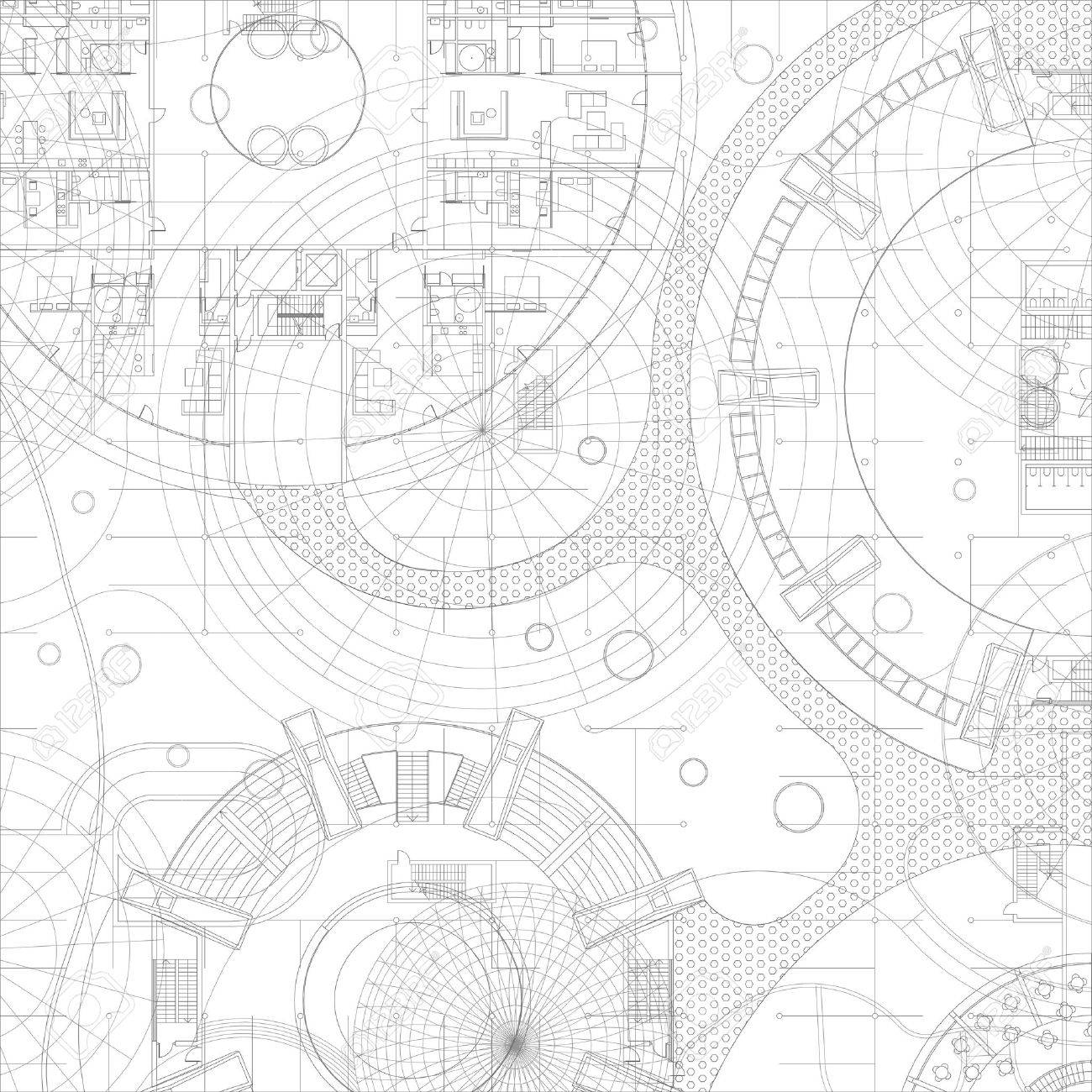 Architectural Drawing Background architectural blueprint. vector drawing background. royalty free Architectural Drawing Background architectural blueprint. vector drawing background. royalty free
