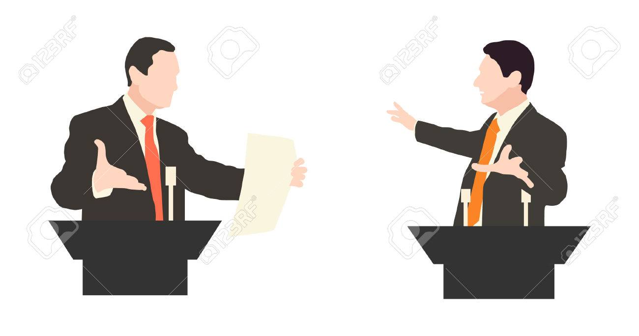 Debat Deux Haut Parleurs Discours Politique Les Debats La Rhetorique Large Et Gestes De La Main Expressives Clip Art Libres De Droits Vecteurs Et Illustration Image Debat Deux Haut Parleurs Discours Politique Les Debats La Rhetorique Large Et Gestes De La Main Expressives Clip Art Libres De Droits Vecteurs Et Illustration Image