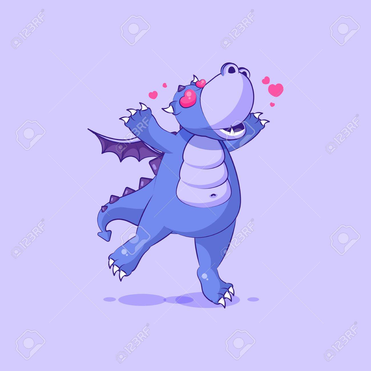 Vector Stock Illustration Isole Emoji Personnage Dessin Anime