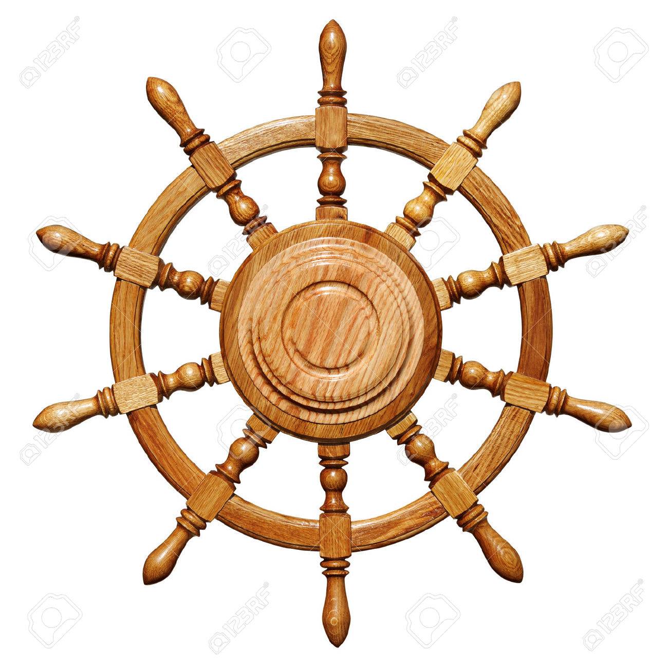 Volant De Bateau Isole Sur Blanc Banque D Images Et Photos Libres De Droits Image 36836942