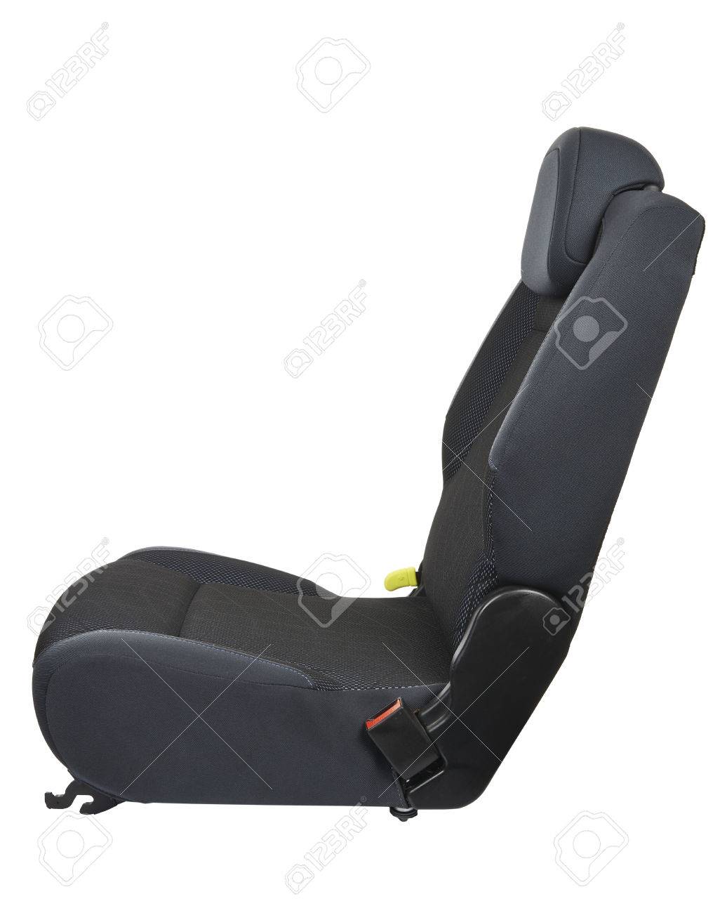 ホワイト バック グラウンド 側面に分離された車の座席 の写真素材 画像素材 Image