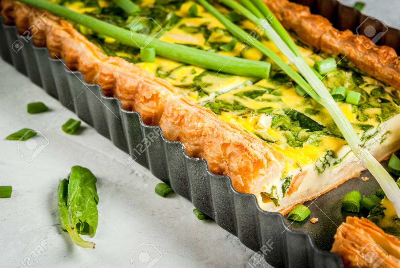 Cuisine Francaise A La Maison Casserole Tarte Quiche Lorraine A