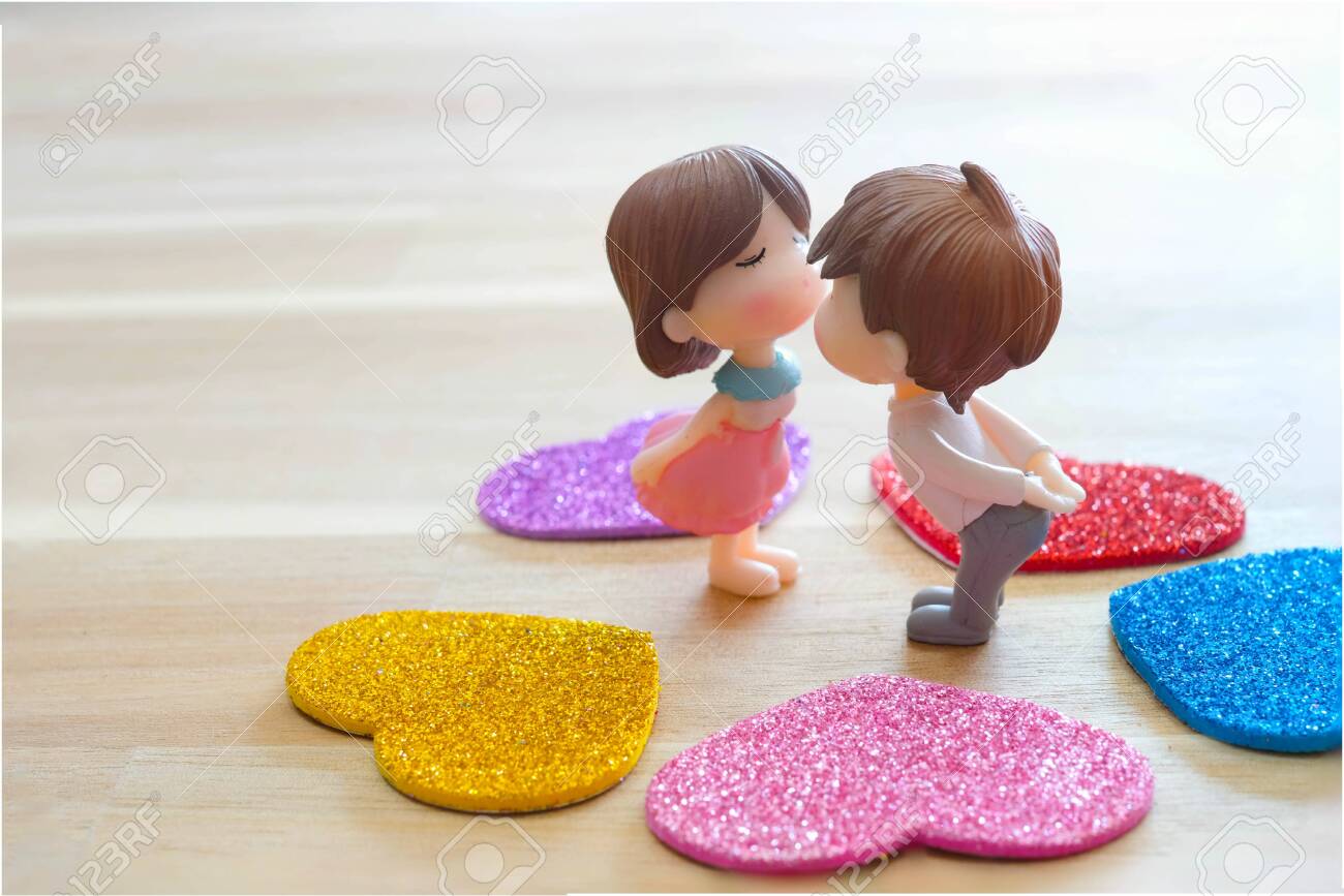 miniature couple dolls