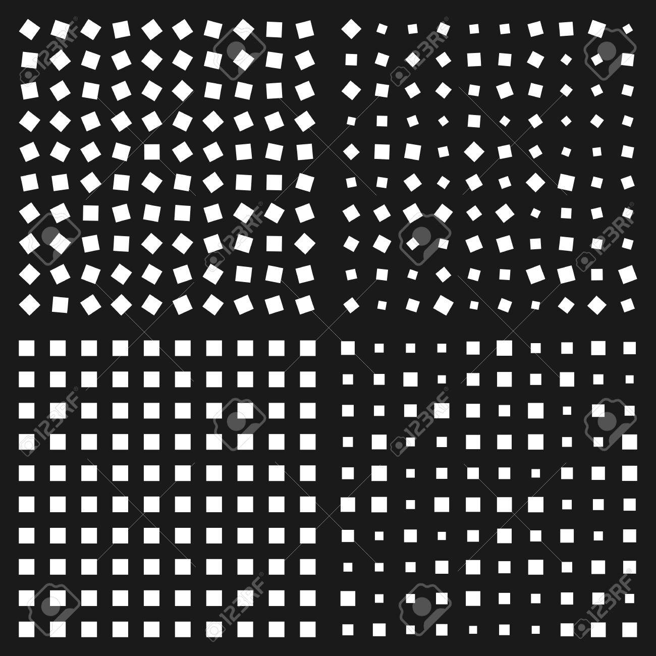 目の錯覚 パターンを正方形します 光の背景ベクトル イラスト 正方形の光学効果は のイラスト素材 ベクタ Image