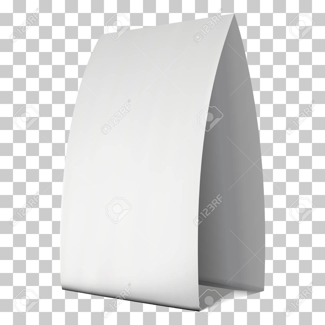 Blank Paper Tent Card. Royalty Free Cliparts, Vectors, And Stock Regarding Blank Tent Card Template Blank Paper Tent Card. Royalty Free Cliparts, Vectors, And Stock Regarding Blank Tent Card Template