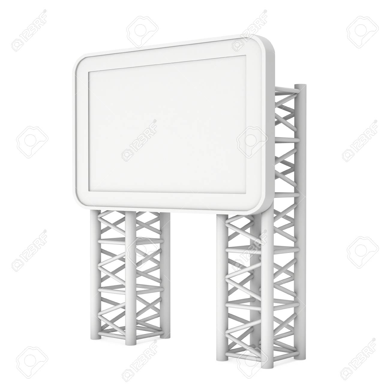 Support D Ecran Lcd Stand De Salon Commercial En Blanc Avec